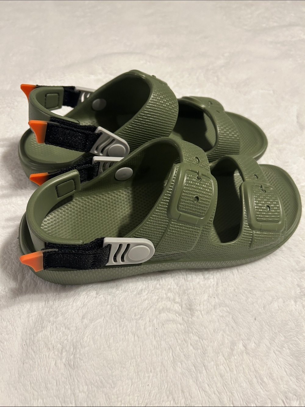 BB MVP Olive Green Adjustable Strap Sandals women’s size 8. - Picture 4 of 11